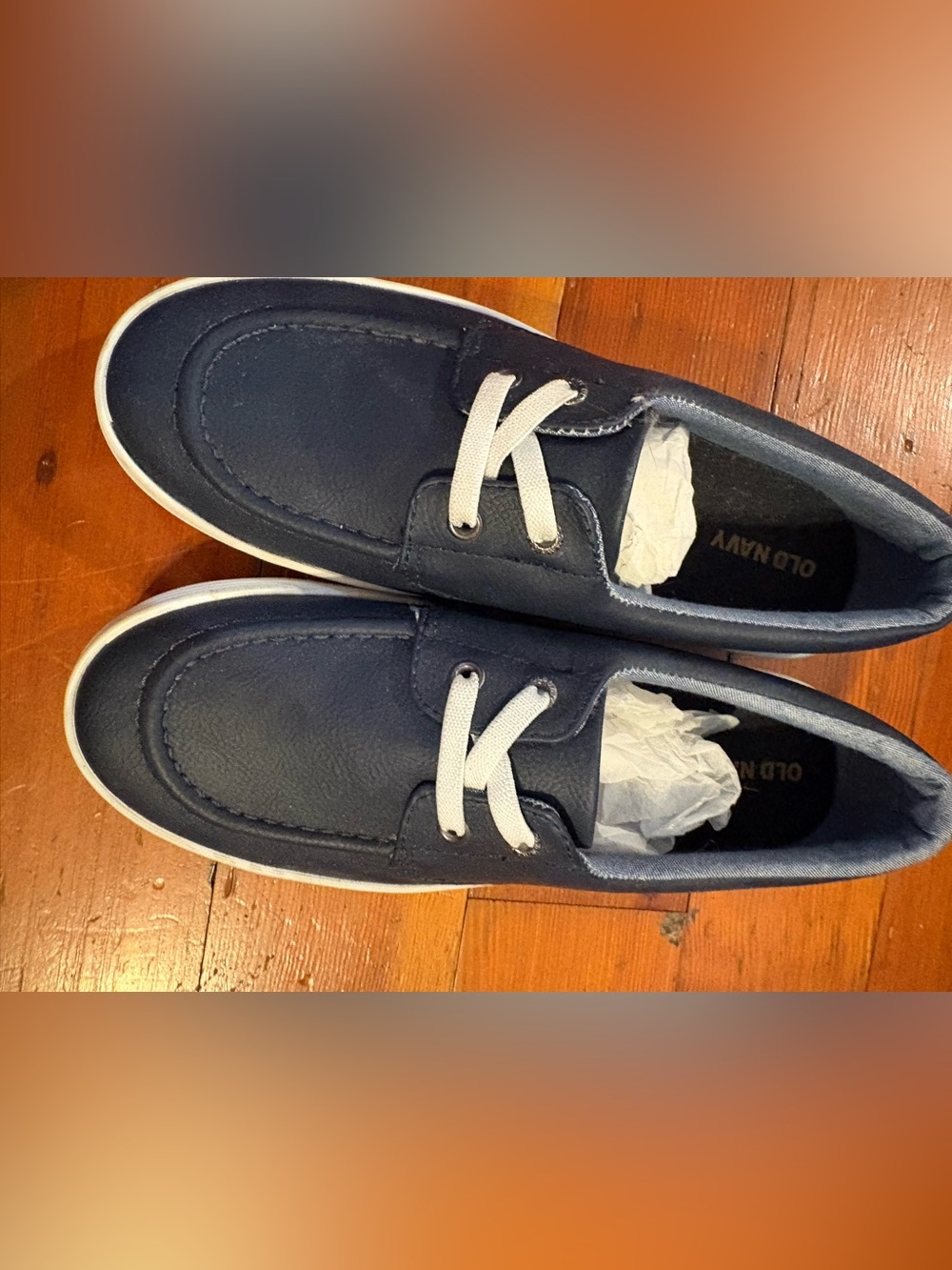 NWOT Old Navy Kids Navy Blue Casual Lace-Up Shoes